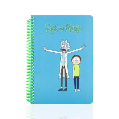 Rick and Morty Mavi Butik Defter