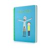 Rick and Morty Mavi Butik Defter