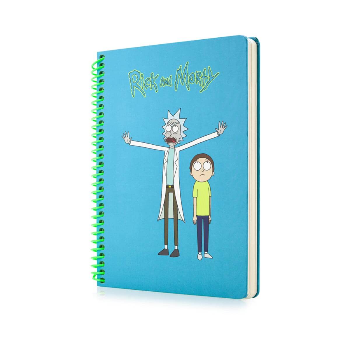 Rick and Morty Mavi Butik Defter