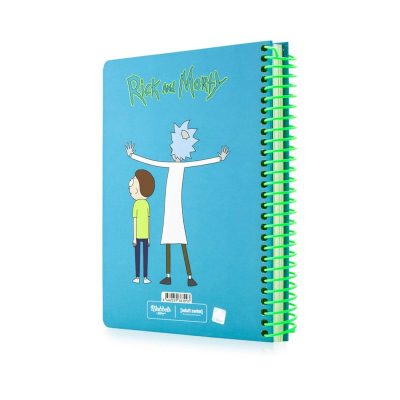 Rick and Morty Mavi Butik Defter