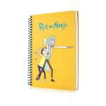 Rick and Morty Sarı Butik Defter