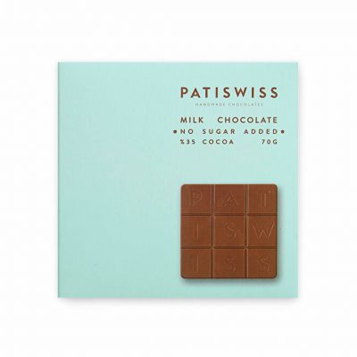 Patiswiss No Sugar Milk Chocolate