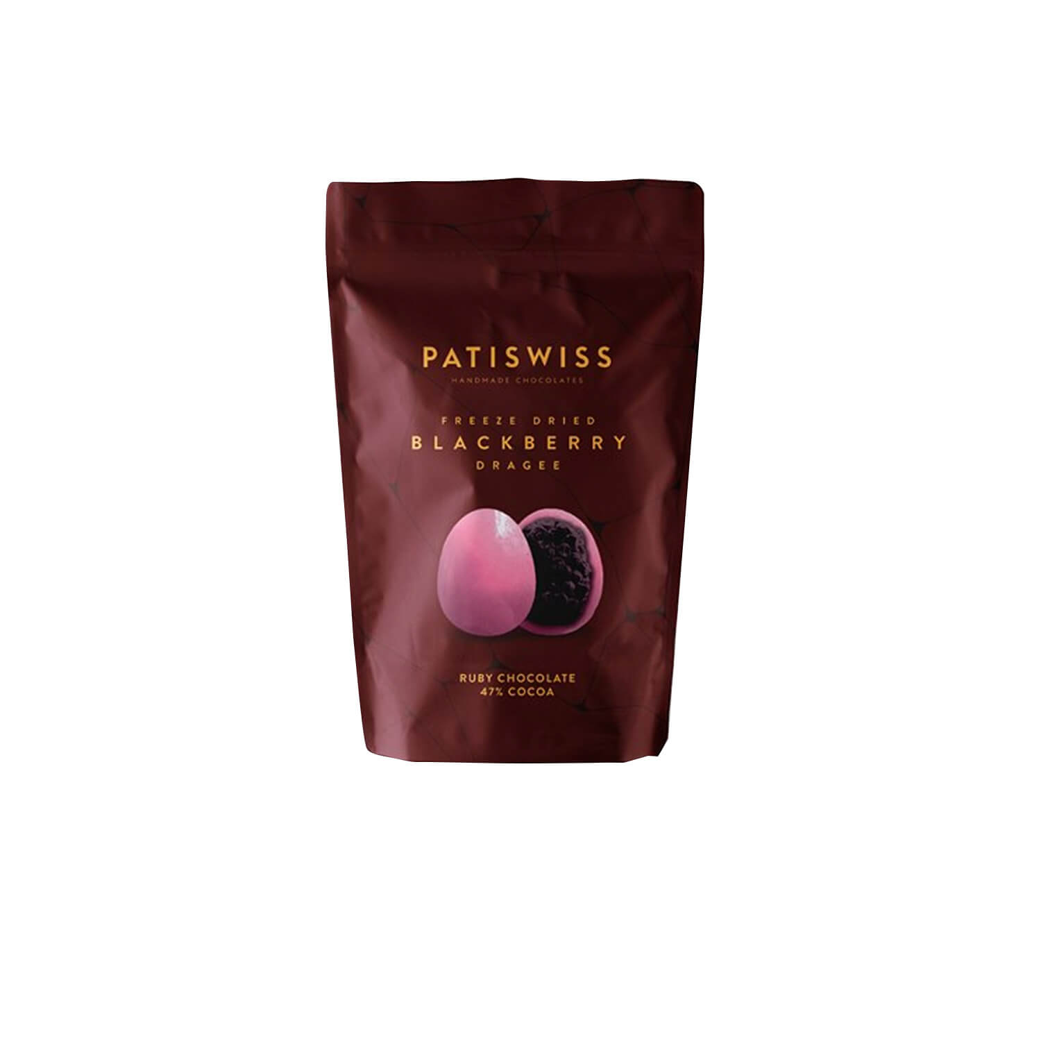 Patiswiss Freeze Dried Ruby Chocolate Blackberry Dragee