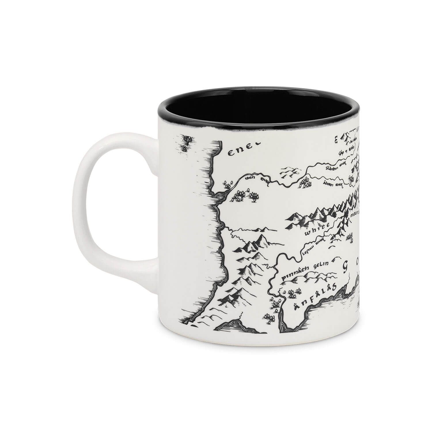 The Lord of the Rings Middle Earth Map Mug Kupa