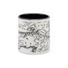 The Lord of the Rings Middle Earth Map Mug Kupa