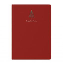 Kırmızı Happy New Dreams Defter